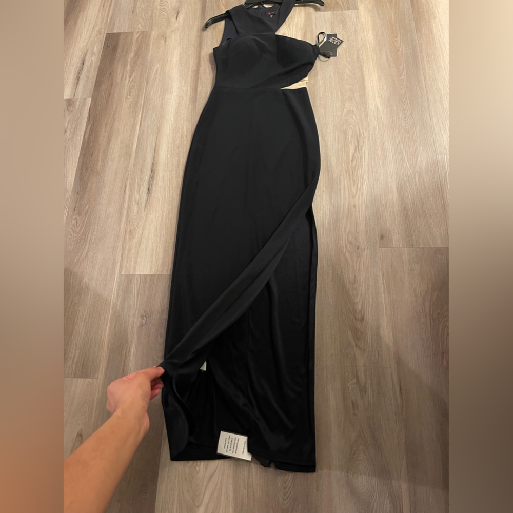 Agua long gown dress from Bloomingdales (Navy) - Picture 3 of 12